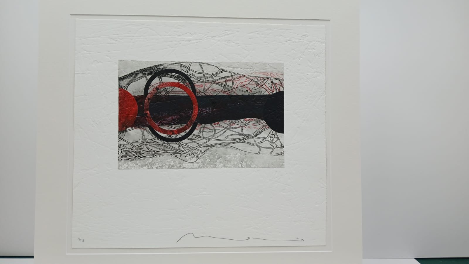 Obra de Cristina Moneo — Grabado abstracto