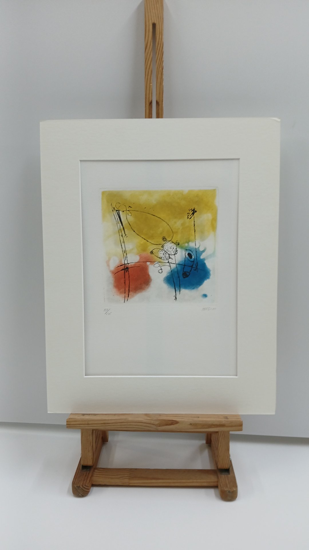 Obra de Maad — Grabado abstracto